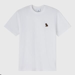 OVO White Tee with Black Owl Logo